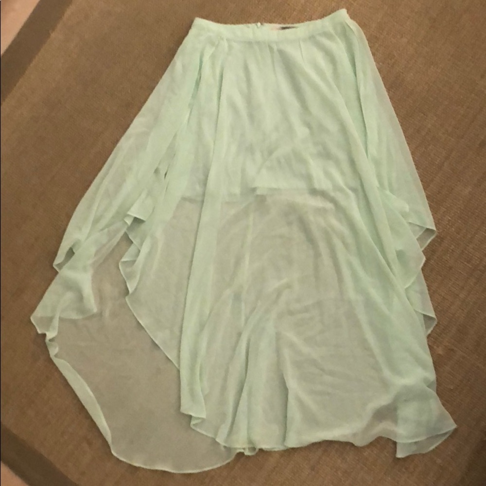 Flowy Turquoise Skirt with skort built in